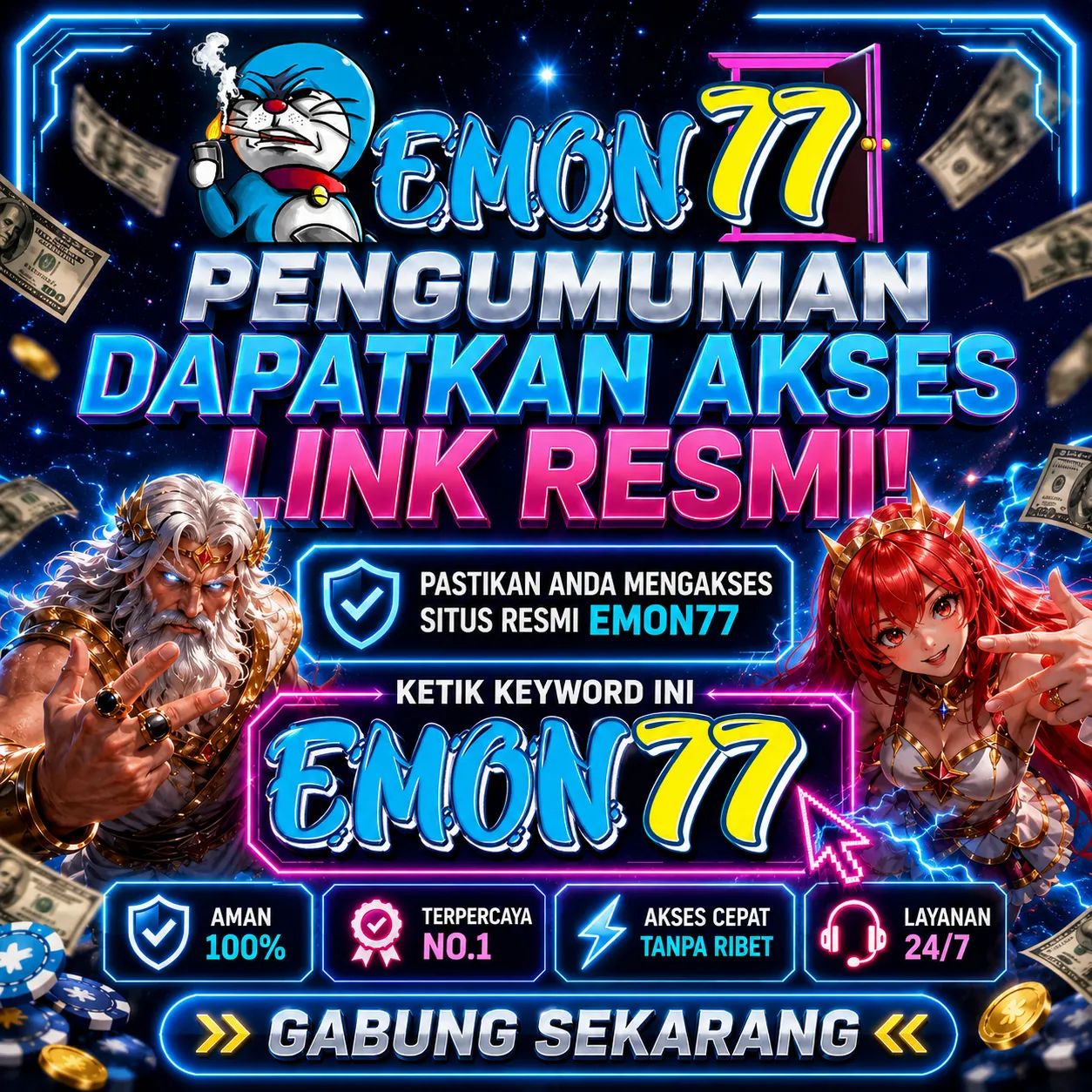 EMON77 | Dapatkan Akses Link Resmi & Main Game Anti Galau